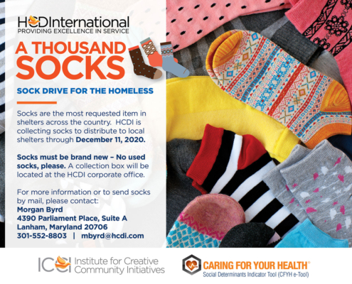 homeless sock drive